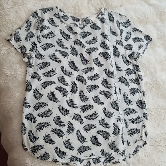 H&M Floral Short Sleeve Blouse - Picture 4 of 5